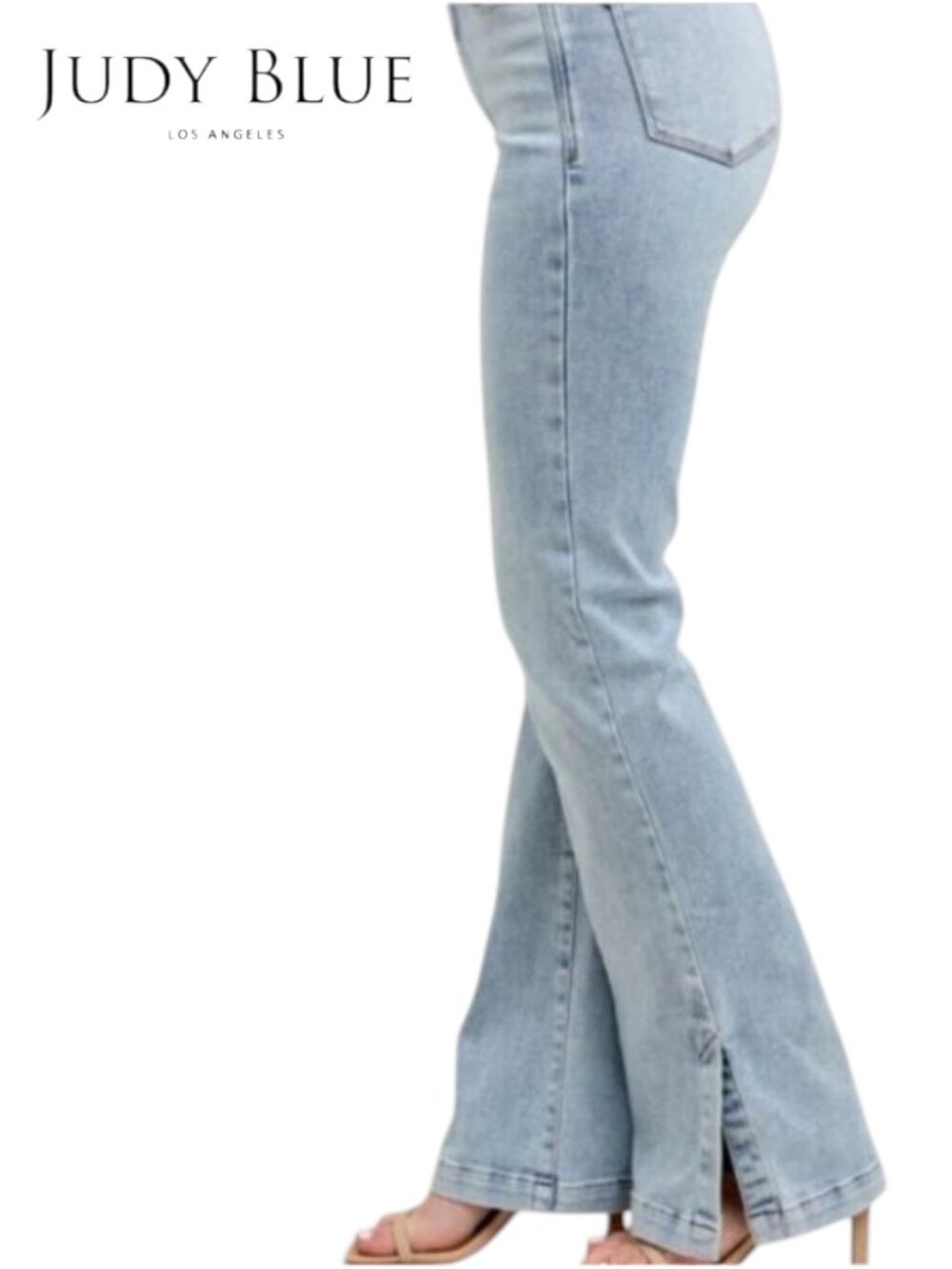 Judy Blue Vintage Wash Side Slit Slim Boot Jeans Women's Size 3/26